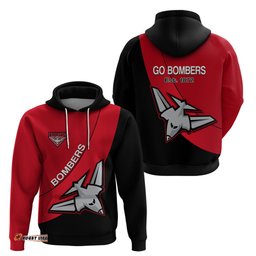 essendon football hoodie go bombers simple style