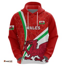 custom wales rugby hoodie world cup cymru curve style