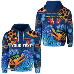 custom personalised parramatta hoodie eels indigenous naidoc heal country heal our nation blue 03