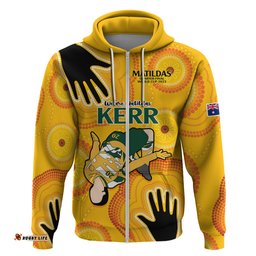 custom sam kerr matildas hoodie australia soccer world cup quater final