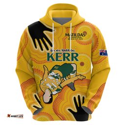 custom sam kerr matildas hoodie australia soccer world cup quater final