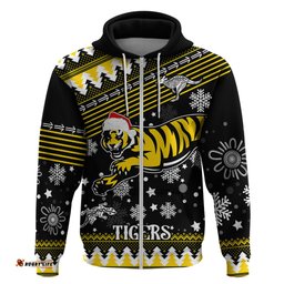 custom tigers football hoodie christmas vibe