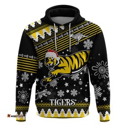 custom tigers football hoodie christmas vibe