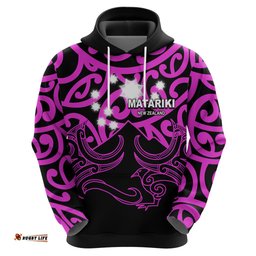 matariki new zealand hoodie maori new year purple