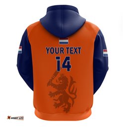 personalised netherlands cricket hoodie dynamic version