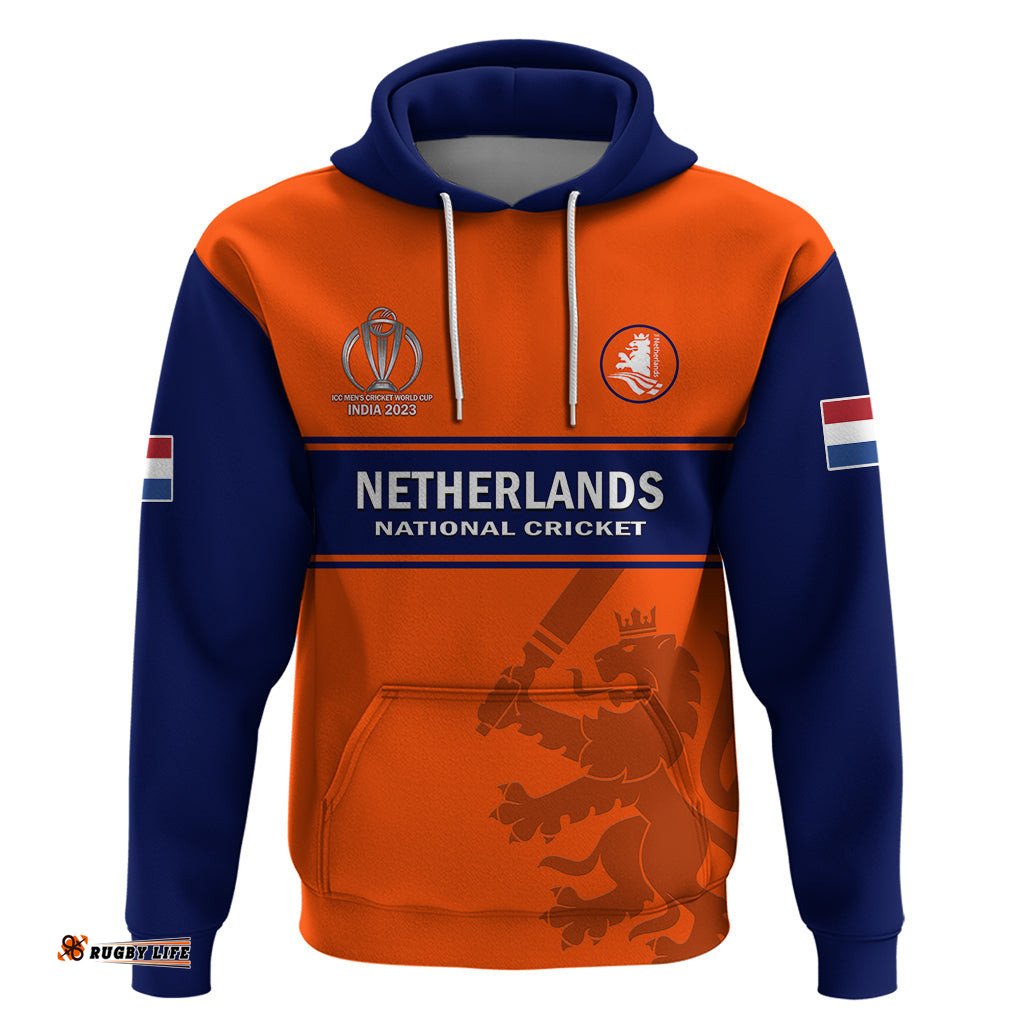 personalised netherlands cricket hoodie dynamic version