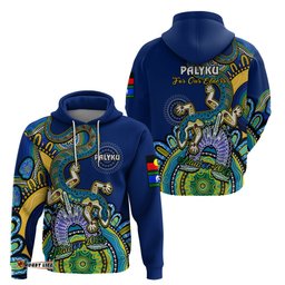 australia naidoc hoodie palyku indigenous lizard for our elders