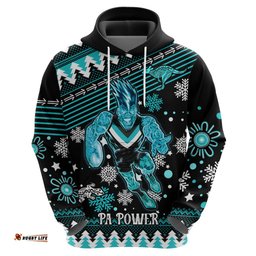 custom port adelaide power football hoodie port adelaide power football christmas vibe