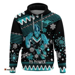 custom port adelaide power football hoodie port adelaide power football christmas vibe