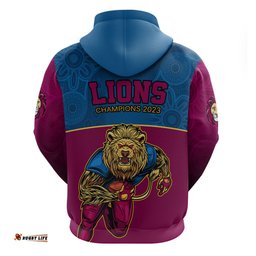 afl lions champions hoodie proud brisbane aboriginal vibe