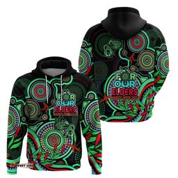 naidoc week hoodie indigenous tribal ver02 green