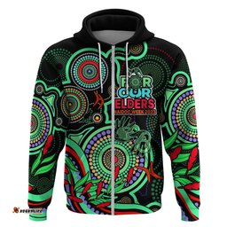 naidoc week hoodie indigenous tribal ver02 green