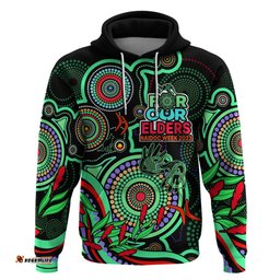 naidoc week hoodie indigenous tribal ver02 green