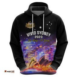 personalised australia vivid sydney hoodie aussie proud sydney opera house