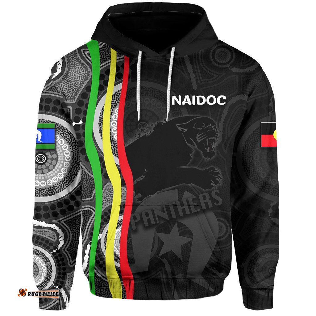 custom personalised naidoc panthers hoodie aboriginal