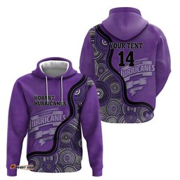 custom hobart hurricanes hoodie indigenous art grunge style