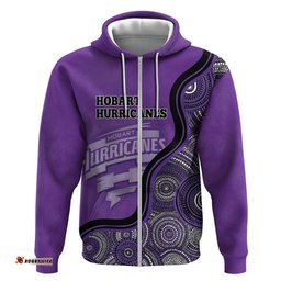 custom hobart hurricanes hoodie indigenous art grunge style