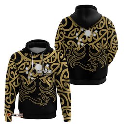 matariki new zealand hoodie maori new year gold