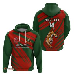 personalised bangladesh cricket hoodie go champions world cup