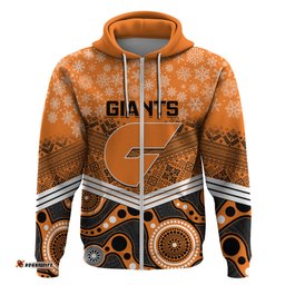 custom giants football christmas hoodie merry xmas mix aboriginal art