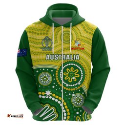 australia cricket hoodie aboriginal go champions world cup