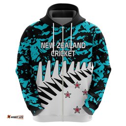 new zealand cricket hoodie black cap sporty style no2