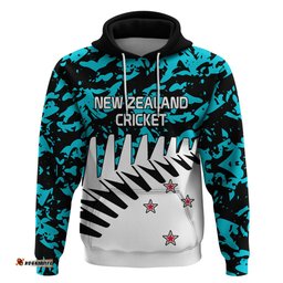 new zealand cricket hoodie black cap sporty style no2