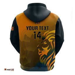 personalised sri lanka cricket hoodie go lions dynamic version
