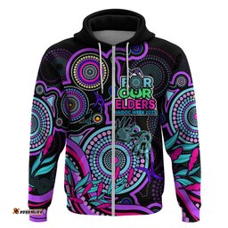 naidoc week hoodie indigenous tribal ver02 purple
