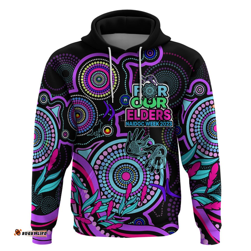 naidoc week hoodie indigenous tribal ver02 purple