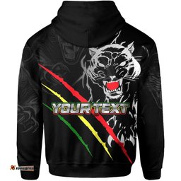custom personalised panthers hoodie claws black panthers 09