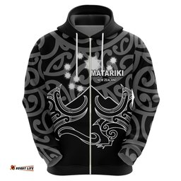 matariki new zealand hoodie maori new year white