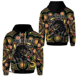 custom personalised penrith zip hoodie panthers indigenous vibes 05
