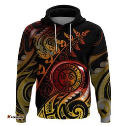 new zealand hoodie aotearoa wisdom face maori fern tattoo arty