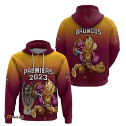nrl broncos premiers hoodie