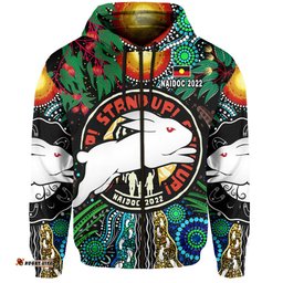 custom personalised rabbitohs naidoc week hoodie aboriginal get up