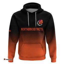 custom text and number new zealand northern districts cricket hoodie the bave simple style