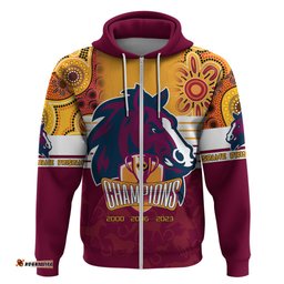 nrl broncos champions hoodie proud newcastle aboriginal vibe