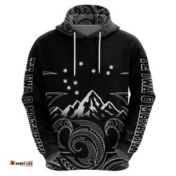 personalised new zealand hoodie maori te iwa o matariki