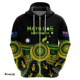 australia soccer hoodie aboriginal go matildas world cup