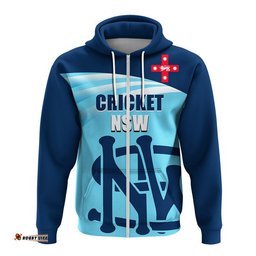 custom personalised and number nsw cricket hoodie