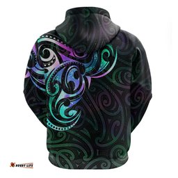 matariki new zealand hoodie maori new year galaxy sky green