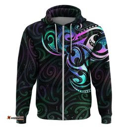matariki new zealand hoodie maori new year galaxy sky green
