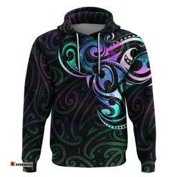 matariki new zealand hoodie maori new year galaxy sky green