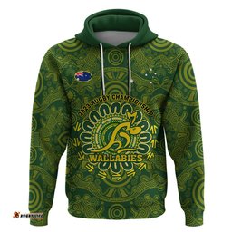australia rugby hoodie wallabies go champions indigenous art
