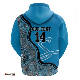 custom adelaide strikers hoodie indigenous art grunge style
