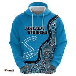 custom adelaide strikers hoodie indigenous art grunge style