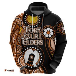 personalised naidoc hoodie nothern territory for our elders