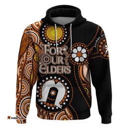 personalised naidoc hoodie nothern territory for our elders