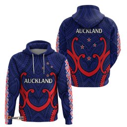 new zealand auckland cricket hoodie polynesian with maori koru